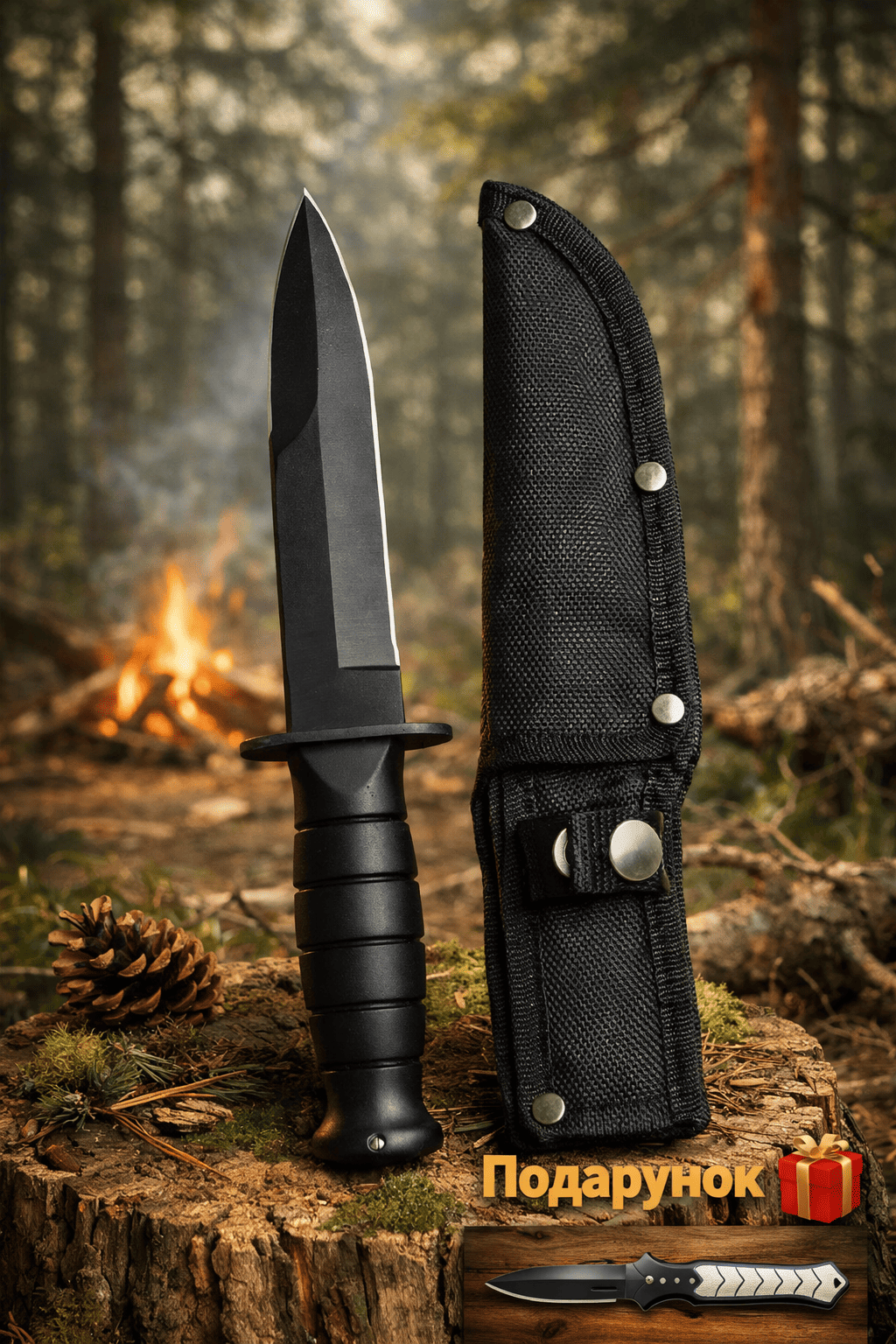 МИСЛИВСЬКИЙ НІЖ + ПОДАРУНОК 🎁